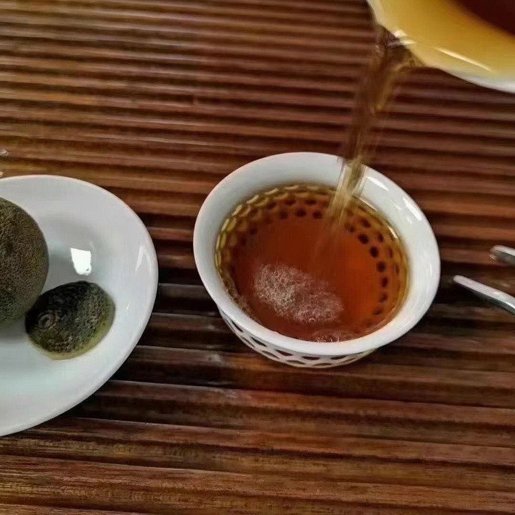 小青柑 宫廷生晒陈皮普洱茶熟茶 罐装柑普茶叶_0ebf33df.jpg