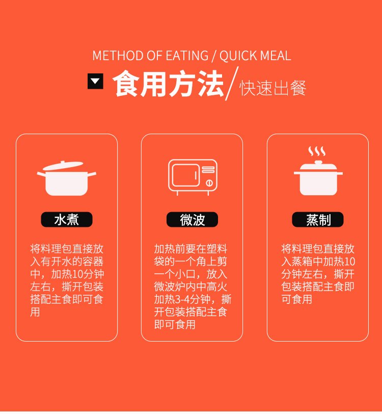 黄焖鸡料理包 速食便当预制菜 速冻成品菜 200g 夏星_fcb7ed19.jpg